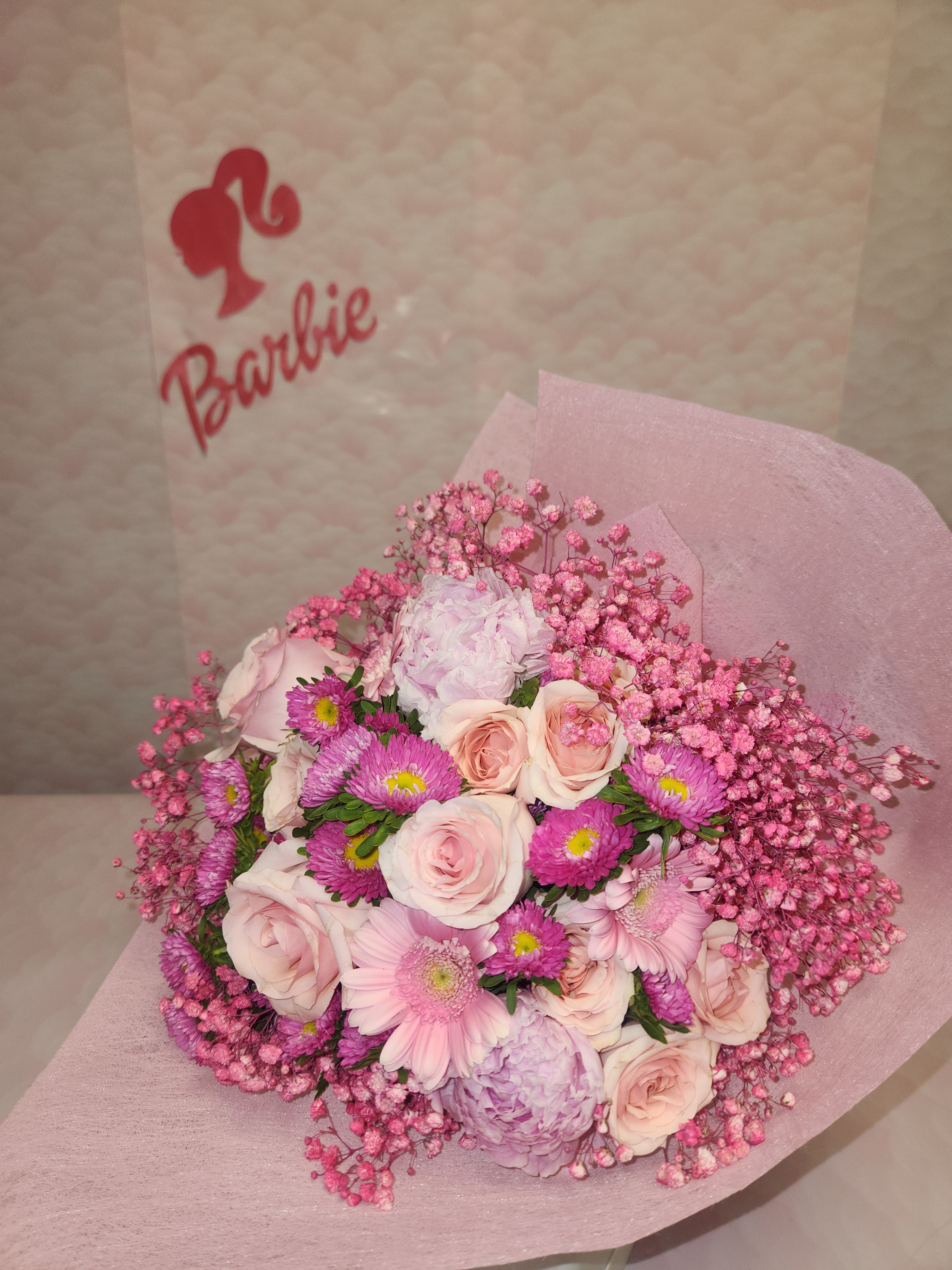 Barbie Flower Bouquet – Ottawa Flowers - Main Image