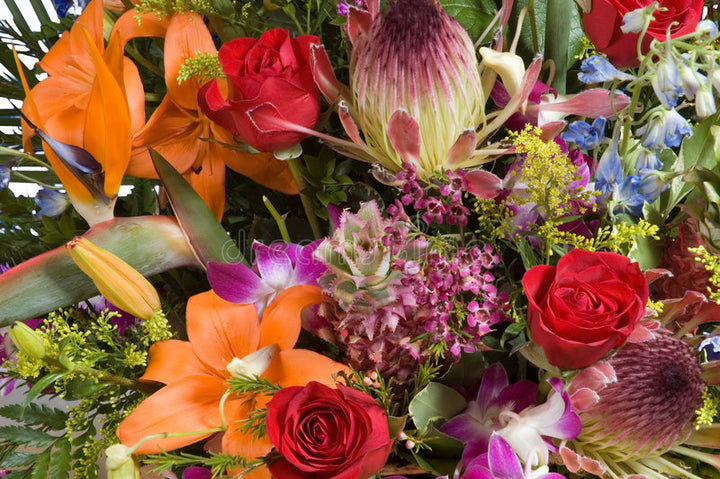 How to create a vibrant and exotic flower arrangement to make a statement