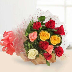 1 doz Mixed Roses