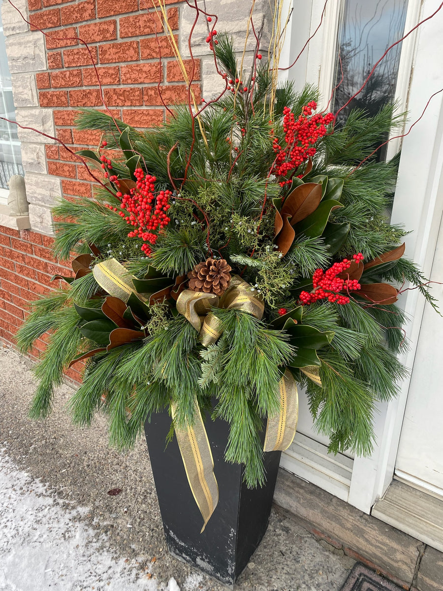 Outdoor Festive Planter #7