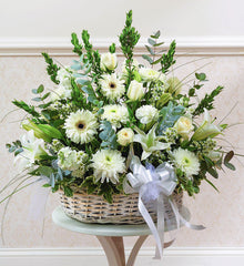 White Expressions Basket