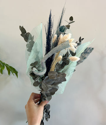 Powder Blue Dried Decorative Flowers