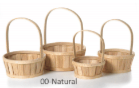 Tuscon Round Basket 8in - Natural