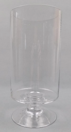Cylindar Vase with Pedestal - 5inx10in