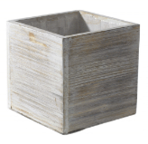 Woodland Planter Cube - 6inx6inx6in - White
