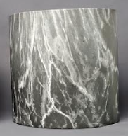 Cylindar Ceramic 5inx5in - Marble Black