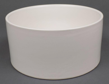 Cylindar Ceramic 8.25inx4in - White