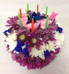 Floral Birthday Cake