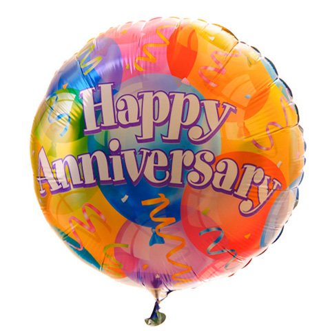 Happy Anniversary Mylar Balloon 