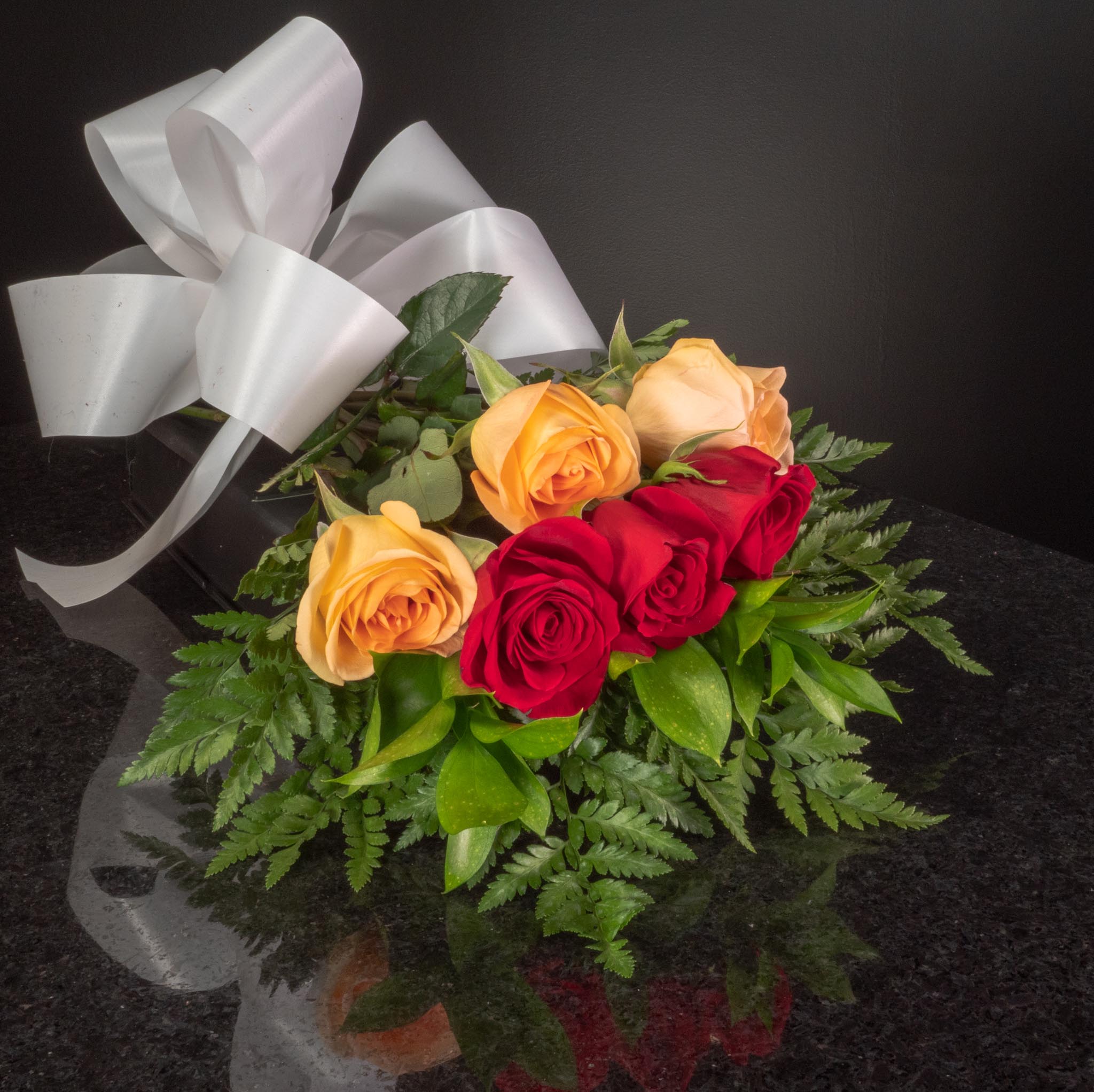 Red Peach Roses Red & Peach Roses – Ottawa Flowers Inc.