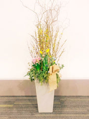 Spring Exterior Planter